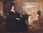 Richard Redgrave,RA The Governess:she Sees no Kind Domestic Visage Near oil on canvas